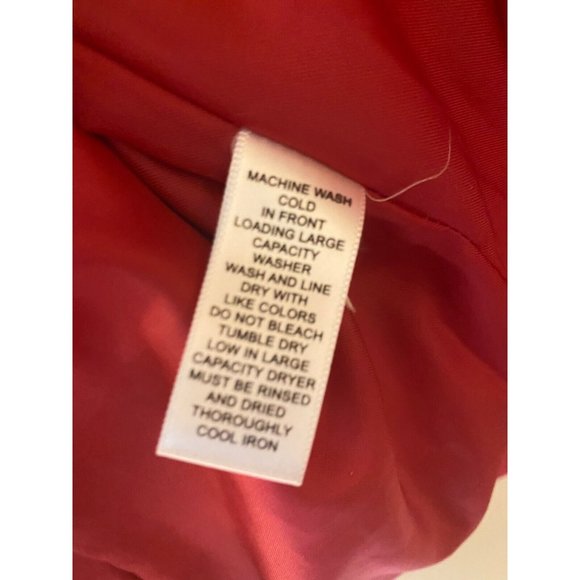 Quality BANANA REPUBLIC Women’s Pink Full Zip Snap Down Puffer Vest Snap Hood M - Picture 7 of 7